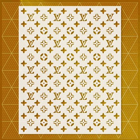 louis vuitton printable stencil